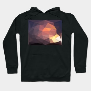 Fire and Ice Triangle Pattern Hoodie